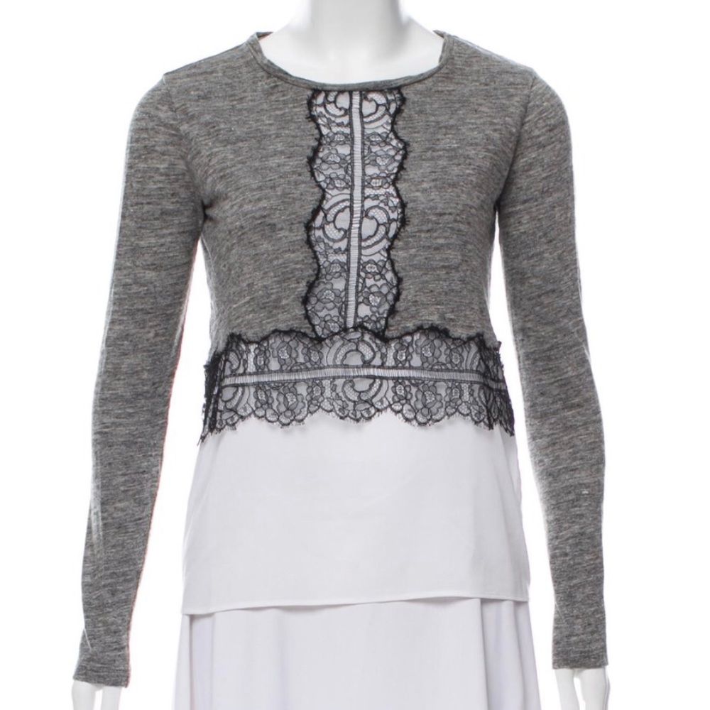 Sandra Crop lace top